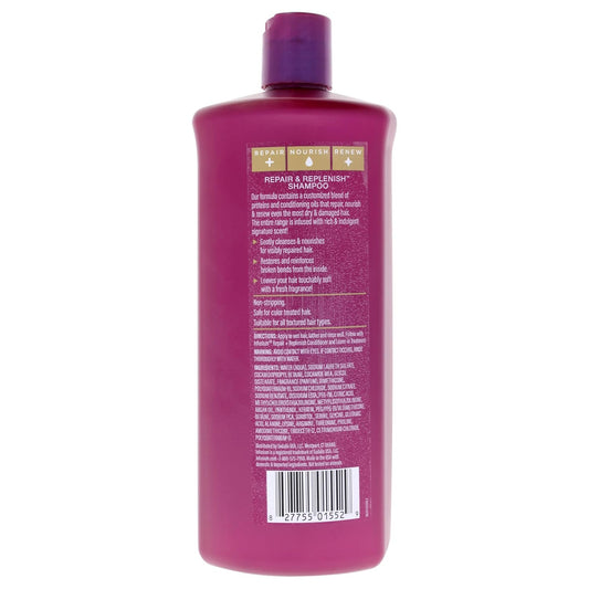 Moisturize and Replenish Shampoo - Infused with Avocado and Olive Oil - Hair Care for Dry Hair - Moisturizing Shampoo for Women - 33.8 Oz