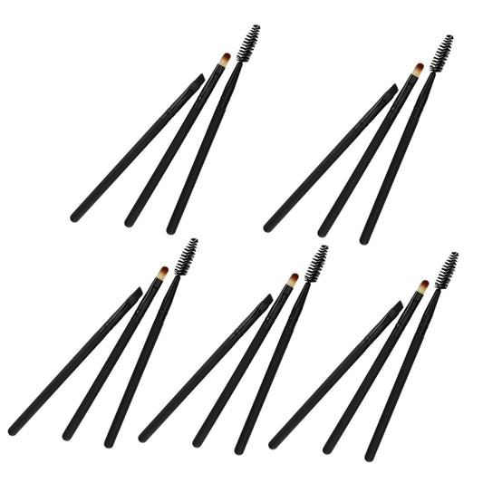 15Pcs Makeup Brush for Brow Lip Eyelash Brow Lamination Brush Eyebrow Applicator for Women Makeup Artist