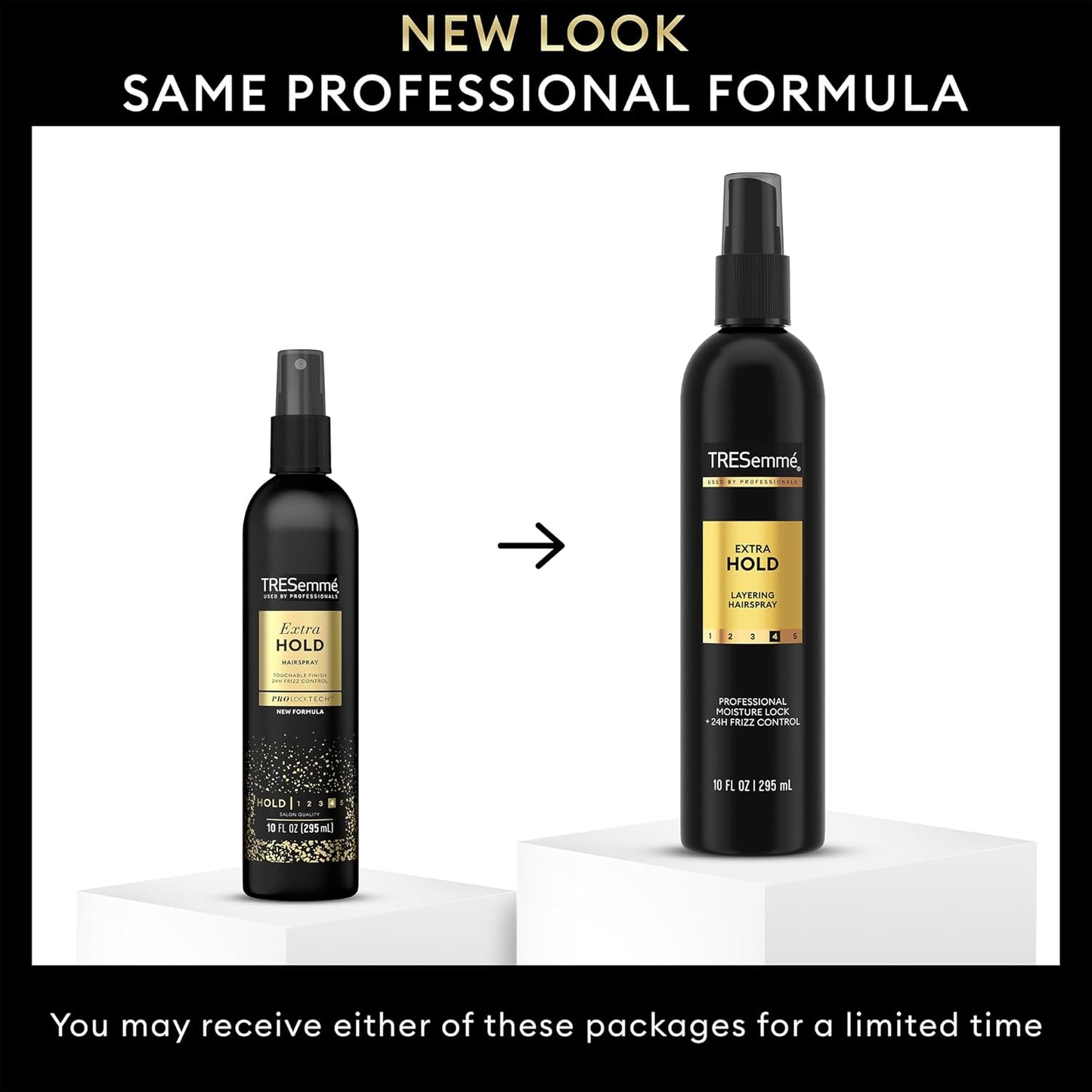 Tresemmé Hairspray, Non-Aerosol, Extra Hold, 3-Pack + Keratin Repair Hair Mask – Moisturizing Hair Spray, Anti-Humidity, Anti-Frizz Hair Products (4 Piece Set)