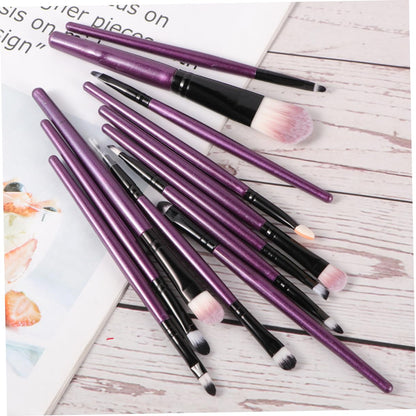 12Pcs Makeup Brush for Woman Makeup Brushed Cosmetics Brush Professional Makeup Brush Makeup Tools Makeup Make up Brushed Makeup Kit Makeup Brush Bundle Makeupset Wooden