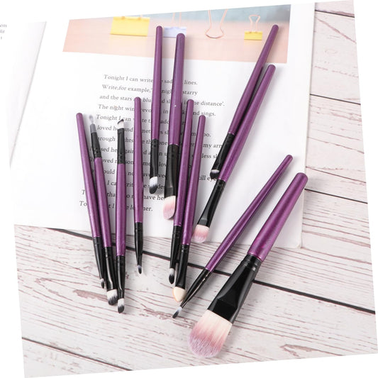 12Pcs Makeup Brush for Woman Makeup Brushed Cosmetics Brush Professional Makeup Brush Makeup Tools Makeup Make up Brushed Makeup Kit Makeup Brush Bundle Makeupset Wooden