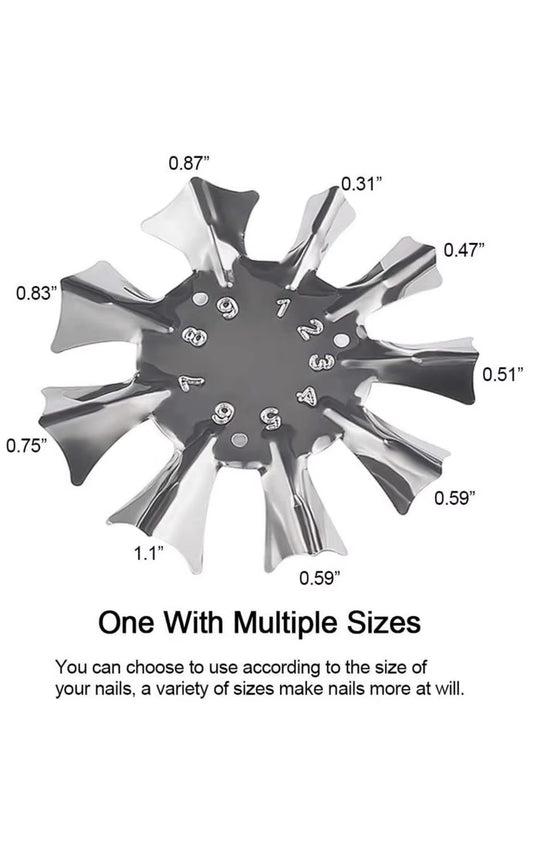 1Pcs Easy French Cut V-Shape Tips Manicure Edge Trimmer C-Curve/Oval Shape Trimmer Steel Line Tools Nail Art Acrylic Cutter AM01