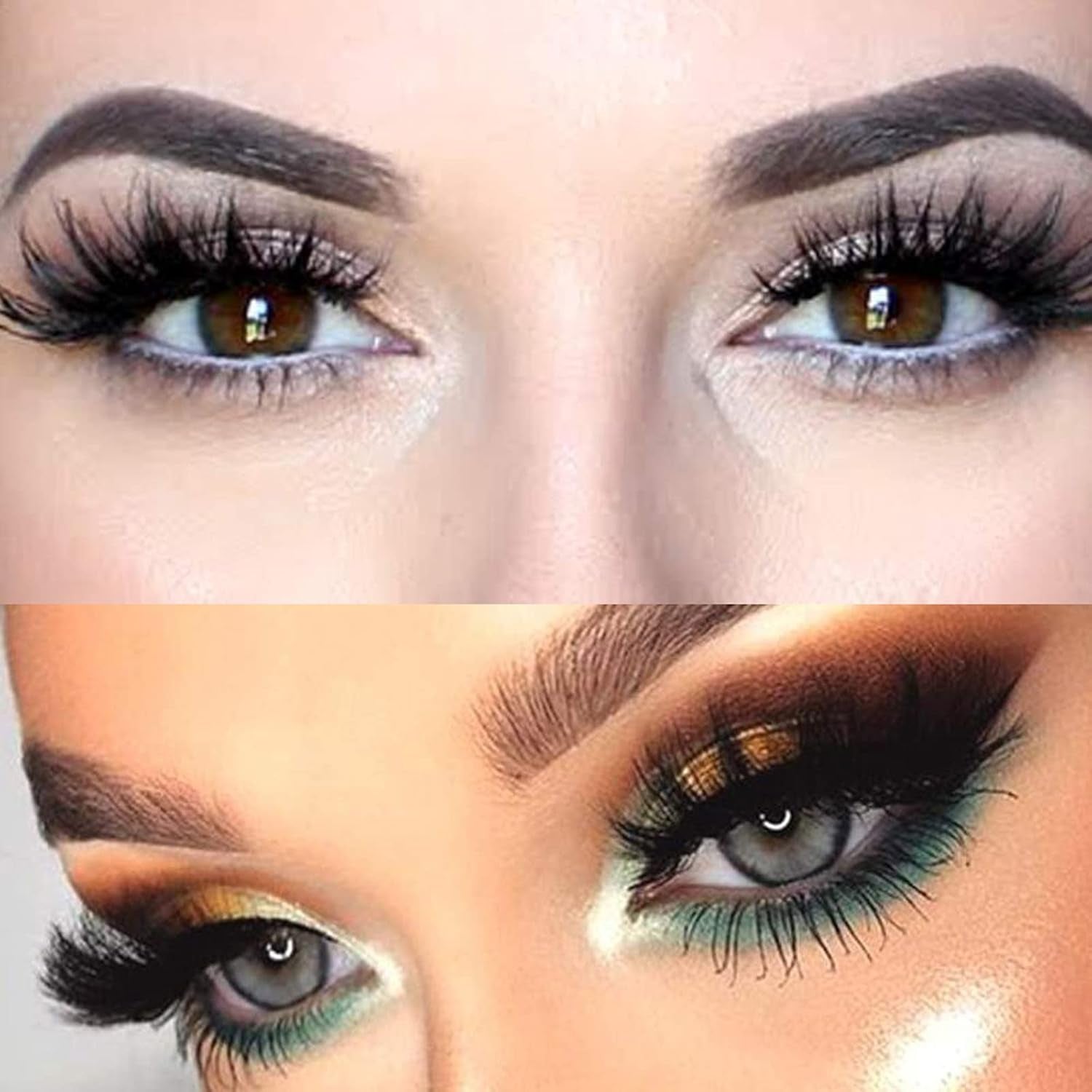 False Eyelashes 25Mm Lashes Wispy Long 8D Mink Lashes Dramatic Volume Fluffy Eye Lashes Pack for Women 7Pairs Soft Reusable Fake Eyelashes