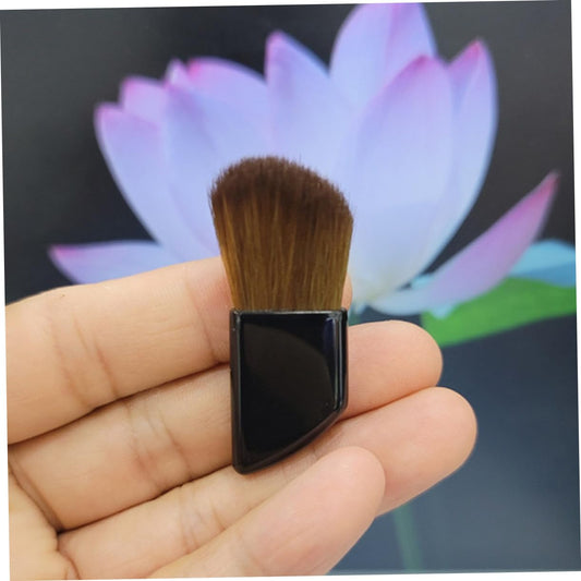2Pcs Small Makeup Brush Set Travel Makeup Brush Blush Brush Nail Dust Brush Makeup Tool Eye Shadow Brush Mini Makeup Brush Makeup Brush Travel Professional Makeup Brush Cheek Brush
